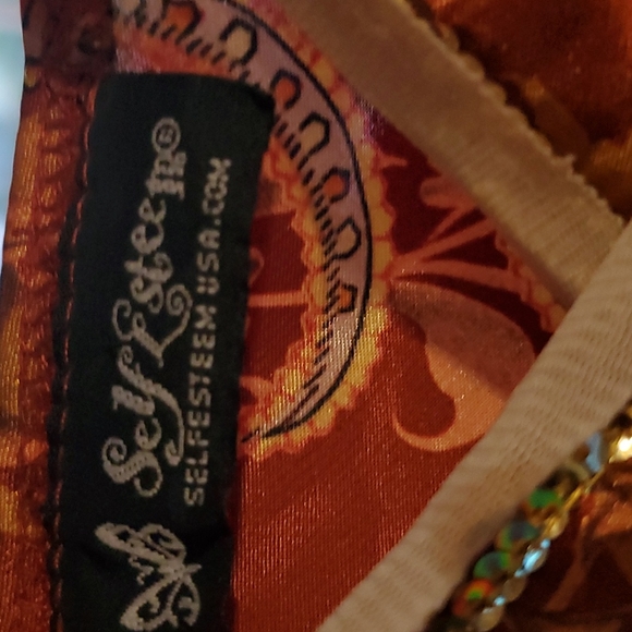 Self Esteem shiny Polyester Tank Top - Picture 5 of 5